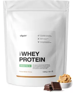 Vilgain Grass-Fed Whey Protein arašídový krém a kakao