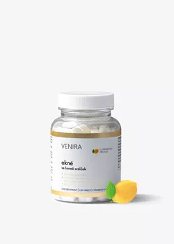 VENIRA akné srdíčka, citron, 120 srdíček, 120 kusů