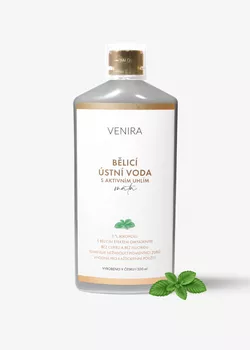 VENIRA bělicí ústní voda s aktivním uhlím