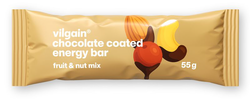 Vilgain Energy Bar – mix ořechů a ovoce zalité čokoládou 55 g