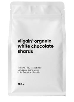 Vilgain Lámaná čokoláda BIO – 40% bílá čokoláda 200 g