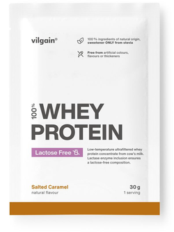 Vilgain Lactose Free Whey Protein – slaný karamel 30 g