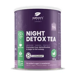 NutrisSlim Night Detox Tea, Podpora jater a spánku, 120 g