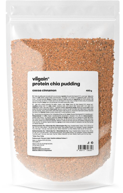 Vilgain Protein Chia Pudding – Kakao a skořice 480 g