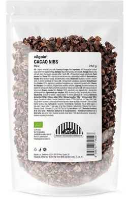 Vilgain Kakaové boby drcené BIO neslazené 250 g