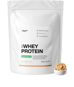 Vilgain Grass-Fed Whey Protein – Sušenka s arašídovým máslem 1000 g