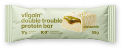 Vilgain Double Trouble Protein Bar – pistácie 55 g