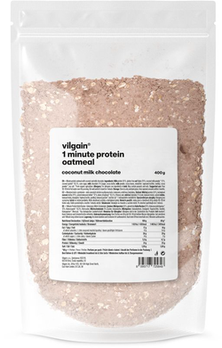 Vilgain Minutová proteinová ovesná kaše – Kokos s mléčnou čokoládou 400 g