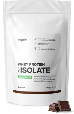 Vilgain Grass-Fed Whey Protein Isolate čokoláda 500 g