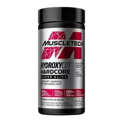 MuscleTech Hydroxycut Hardcore Super ELITE, Spalovač tuku, 100 kapslí