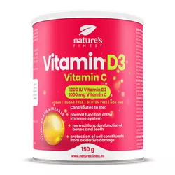 NutrisSlim Vitamín D3 + Vitamín C, 150 g