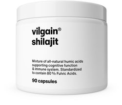 Vilgain Shilajit – 80% extrakt kyseliny fulvové 90 kapslí