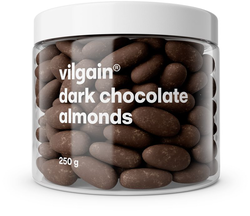 Vilgain Mandle v čokoládě – hořká čokoláda 250 g