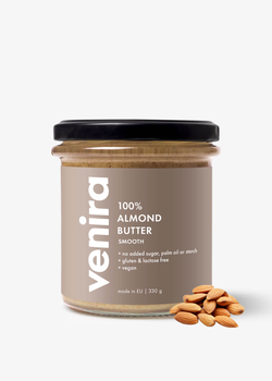 VENIRA mandlové máslo, jemné (smooth), 330 g